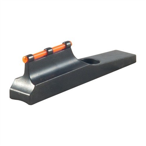 Le RIFLE UNI-RAMP FRONT SIGHT en acier solide offre une visibilité exceptionnelle grâce à sa tige en fibre optique orange, facile à installer sur la plupart des armes.