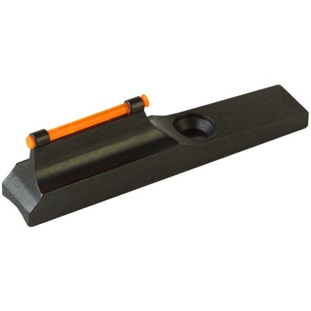 Le RIFLE UNI-RAMP FRONT SIGHT en acier solide offre une excellente visibilité grâce à sa tige en fibre optique orange, idéale pour la chasse.