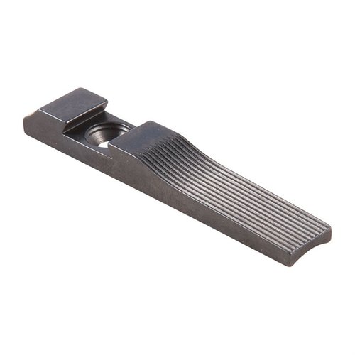 Le RIFLE DOVETAIL FRONT RAMP en acier solide permet un ajustement personnalisé pour tes lames de visée, avec plusieurs hauteurs et contours de canon.