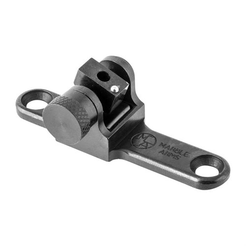 La base de rifle pour improved tang sight de Marble Arms te permet d'améliorer ta précision avec un montage solide et fiable, idéale pour tes sessions de tir.