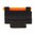 .450" guidon avant 45-MR à fibre optique lumineuse acier orange