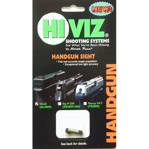 Le GL2009G de HIVIZ est une hausse avant tactique pour Glock®, disponible en rouge ou vert, offrant une visibilité optimale et un montage facile.