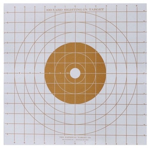 Les cibles ST-3 offrent un point d'impact très visible avec un contraste élevé, parfait pour un alignement précis des organes de visée et des réglages rapides.