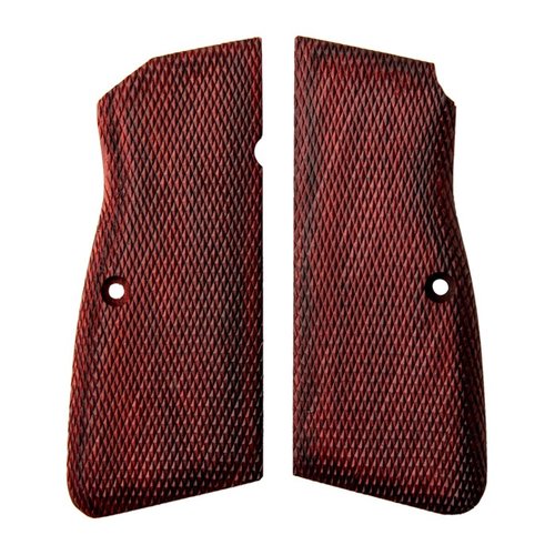 Les grips Browning Hi-Power de Navidrex offrent confort et prise sécurisée, disponibles en modèles fins pour petites mains ou avec paumes pour un meilleur contrôle.