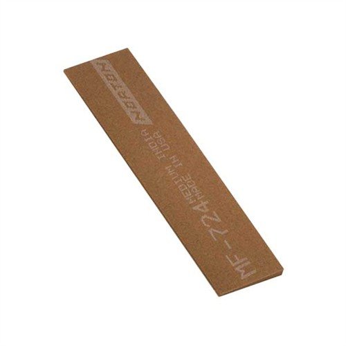 La pierre INDIA STONES, MF-724, en oxyde d'aluminium, offre une coupe rapide et précise, idéale pour le lapping, le honing et le polissage dans les endroits étroits.