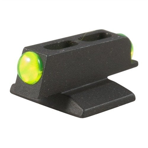 Le Novak Mega Dot Fiber Optic Front Sight offre une visibilité exceptionnelle grâce à sa fibre optique plus grande, idéale pour le port dissimulé et compatible avec les rear sights Novak.