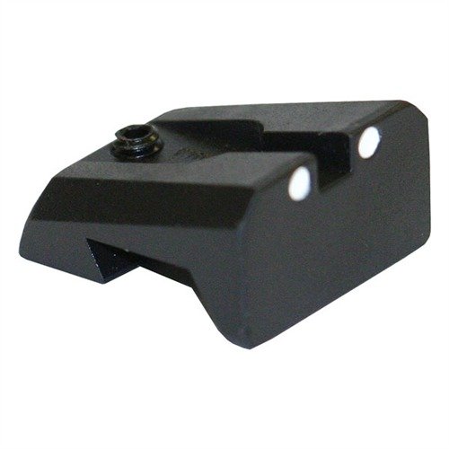 Les viseurs arrière Novak 1911 offrent une meilleure acquisition de cible grâce à leurs notches larges et un design qui réduit l'éblouissement pour un tir précis.