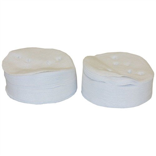 Les patchs de nettoyage Otis, en coton 100%, nettoient toutes les armes de .22 à 12/10 gauge, réutilisables jusqu'à 6 fois pour un nettoyage efficace.