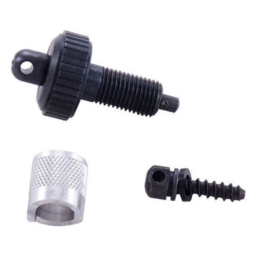 Transforme ta carabine Remington ou Mossberg avec ce capuchon de tube de magasin en acier, facile à installer et avec un système de swivel à 360°.