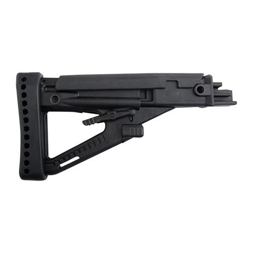 Le crosse AK-47 Archangel OPFOR® est ajustable sur 4 positions, avec un appui-joue à 7 positions et des points d'attache QD pour un confort optimal.