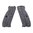 Plaquettes G-10 quadrillées pour CZ 75 gris/noir