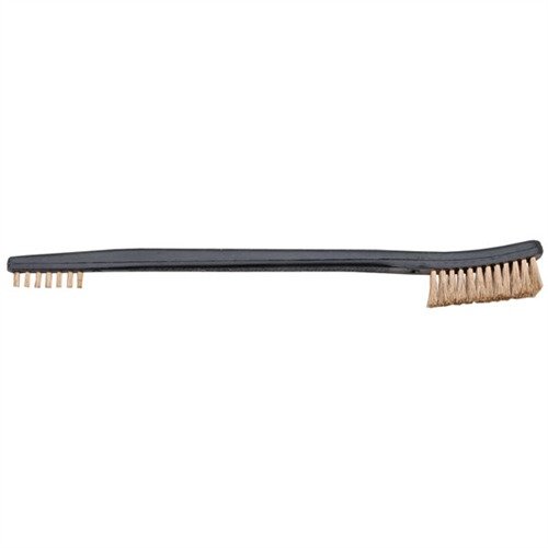 La brosse HOPPE'S à double extrémité avec des poils en bronze est idéale pour nettoyer en profondeur les zones difficiles d'accès et les petites pièces.
