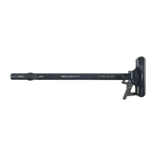 Le 308 AR GAS BUSTER CHARGING HANDLE offre une poignée épaisse avec un groove de déviation de gaz, des latches allongés pour un dégagement rapide et une surface antidérapante.