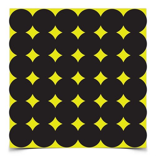 Les cibles SHOOT-N-C explosent en couleur à l'impact, offrant une visibilité exceptionnelle pour tes tirs, même avec des calibres .22, et sont réutilisables.