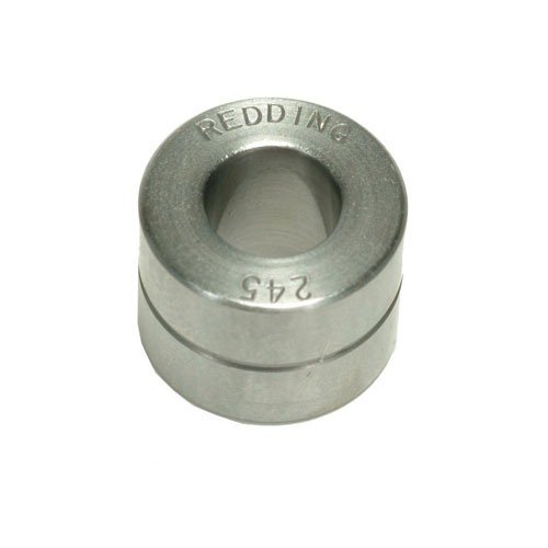 Les bushings en acier traités thermiquement de Redding réduisent l'effort de dimensionnement grâce à leur dureté Rc 60-62 et sont disponibles en plusieurs tailles.
