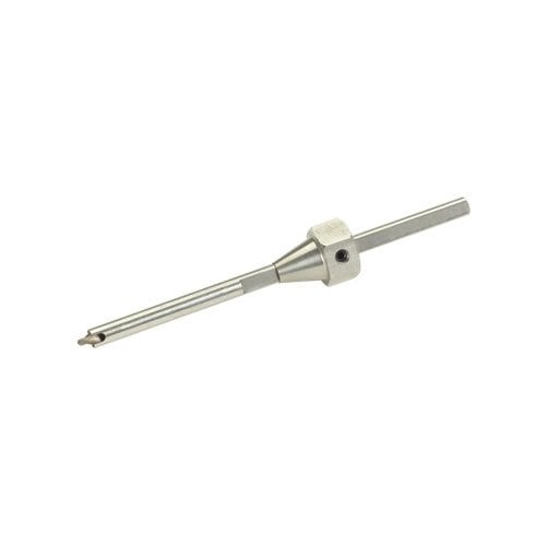 Le GEN II Universal Flashhole Deburring Tool en acier inoxydable permet d'ébavurer facilement les trous de percussion et laisse un chanfrein parfait.