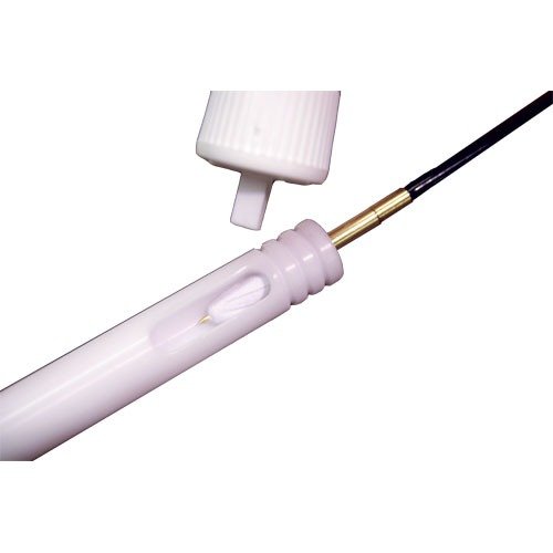 Les guides de nettoyage SINCLAIR avec O-ring empêchent les solvants de fuir dans l'action, offrant un nettoyage efficace et sécurisé pour ton arme de 30 calibre.