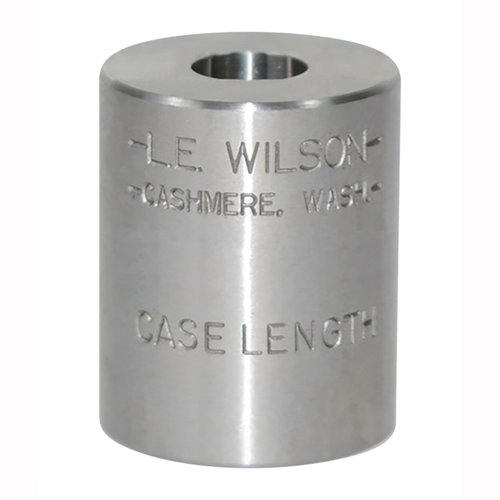 Le WILSON CASE LENGTH GAGE est un outil essentiel pour vérifier la longueur de tes douilles de carabine et de pistolet, garantissant qu'elles respectent les tolérances.