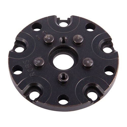 Avec la PROGRESSIVE PRESS SHELLPLATE #10 de RCBS, tu obtiens une précision optimale et une compatibilité parfaite avec les porte-cartouches standard RCBS.