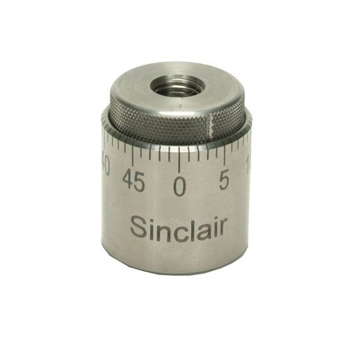 Le Sinclair Micrometer Top te permet de convertir tes L.E. Wilson seaters en micromètres, avec des réglages précis de .001 pouce en acier inoxydable.