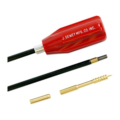 Les tiges de nettoyage Dewey sont idéales pour les tireurs, avec un revêtement résistant, des adaptateurs inclus et des tiges en acier inoxydable pour un nettoyage efficace.