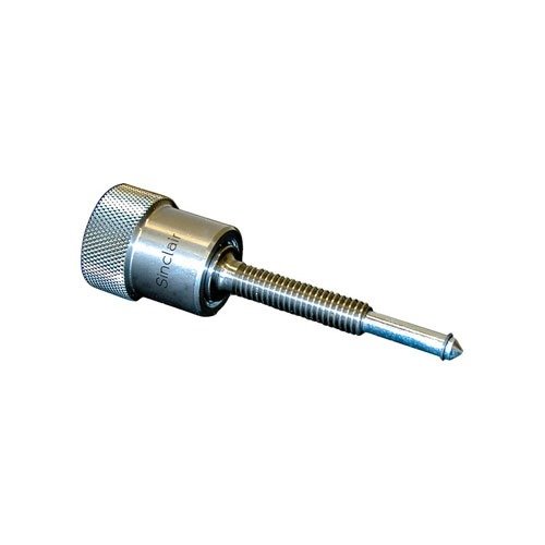 Le Speed Screw remplace la jambe arrière du Sinclair Rifle Rest, offrant un ajustement vertical rapide et précis grâce à sa construction en acier inoxydable.
