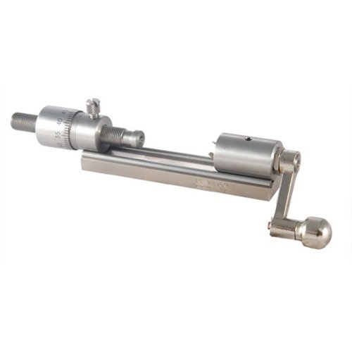 Le L.E. Wilson Stainless Micro Trimmer te permet d'ajuster facilement la longueur des douilles par incréments de .001