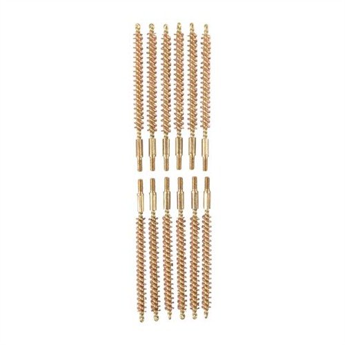 Le pack de 12 brosses en bronze pour fusil de 20 calibre est parfait pour un nettoyage efficace. Compatible avec les filetages 8-32M, elles durent longtemps!