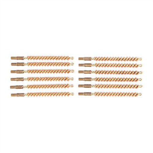 Ce pack de 12 brosses en bronze pour fusil cal. 22 est parfait pour un nettoyage efficace de ton canon. Durable et compatible avec le filetage 8-32M.