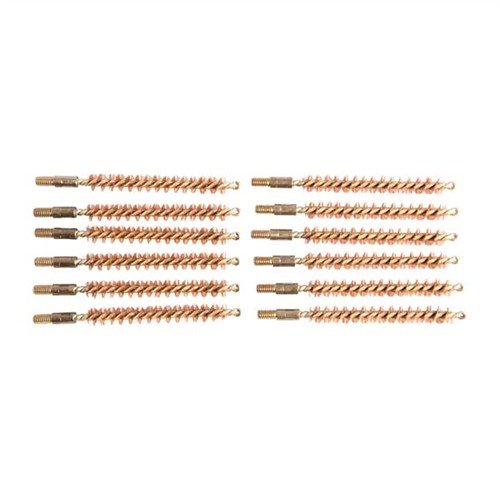 Ce pack de 12 brosses en bronze pour fusil, 6.5MM et 8-32M, est idéal pour un nettoyage efficace de ton canon. Pratique et durable, c'est un incontournable pour tout tireur.