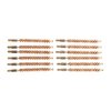 Ce pack de 12 brosses en bronze pour fusil, 6.5MM et 8-32M, est idéal pour un nettoyage efficace de ton canon. Pratique et durable, c'est un incontournable pour tout tireur.