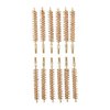 Ce pack de 12 brosses en bronze pour fusil de calibre 338 est idéal pour un nettoyage efficace de ton arme, garantissant performance et longévité.
