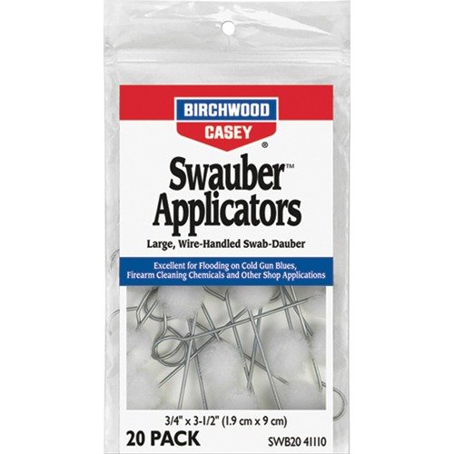 Les Swauber Applicators de Birchwood Casey te permettent d'appliquer des produits comme les agents de bluing avec précision, tout en protégeant tes mains.