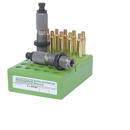 Le set de dies Redding pour 40 S&W/10MM comprend trois dies essentiels pour un redimensionnement précis et une expansion optimale de la douille.