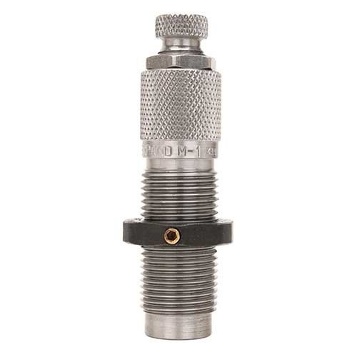 Le PISTOL 'M' DIES .380-9MM facilite le rechargement avec une expansion précise du col de douille, prolongeant la durée de vie du laiton et évitant le 