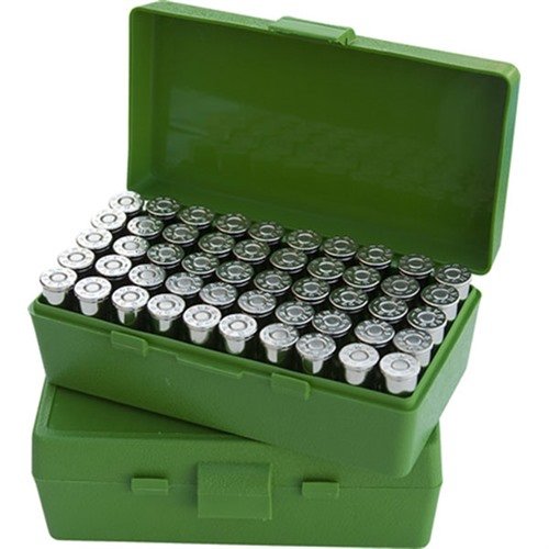 Les boîtes FLIP TOP P-100 de MTM Case-Gard sont parfaites pour stocker tes munitions, avec une surface antidérapante, empilables et garanties 25 ans.