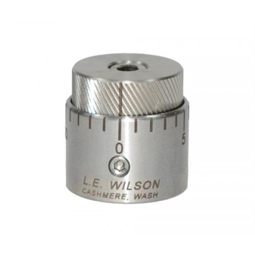 Le Micro-Adjustable Bullet Seater Cap te permet d'ajuster précisément la profondeur de siège des projectiles avec une précision de 0,001" et une répétabilité incroyable.
