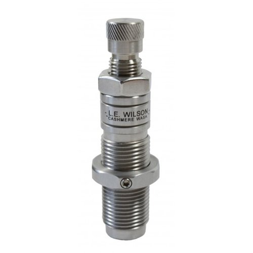 Le die L.E. Wilson Bushing Full Length te permet de régler la tension du col, de dimensionner le corps de la douille et offre une finition durable en acier traité.