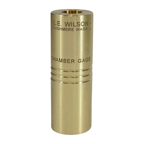 Vérifie si tes rechargements respectent les dimensions minimales SAAMI avec le gage L.E. WILSON pour 308 Winchester, idéal pour éviter les problèmes de chambre.