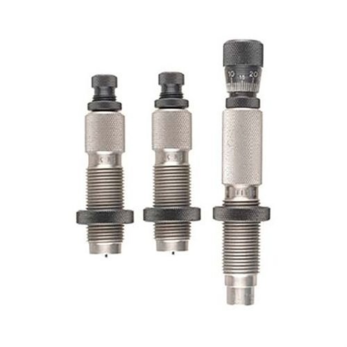 Le set de dies Type-S Elite de Redding offre un contrôle précis de la tension du col, une meilleure consistance et une précision accrue pour tes cartouches 22-250 Remington.