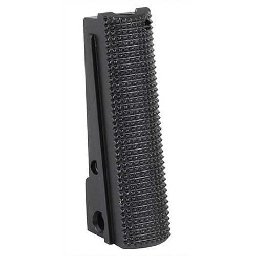 Améliore ta prise en main avec le 1911 Mainspring Housing de Smith & Alexander, en acier solide et sans ajustement nécessaire, idéal pour le tir de combat.