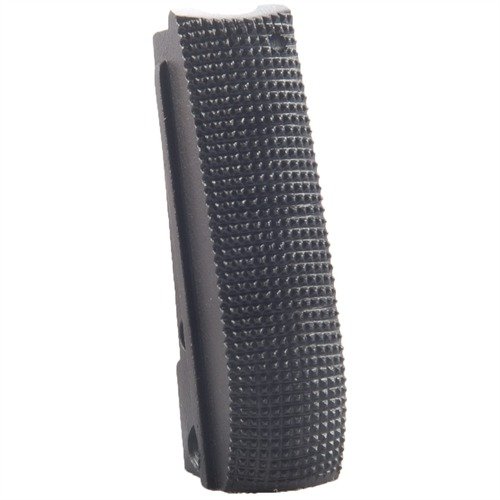 Améliore la prise et le confort de ton arme avec ce mainspring housing checkered, en acier solide, sans besoin de réglage, idéal pour le 1911.