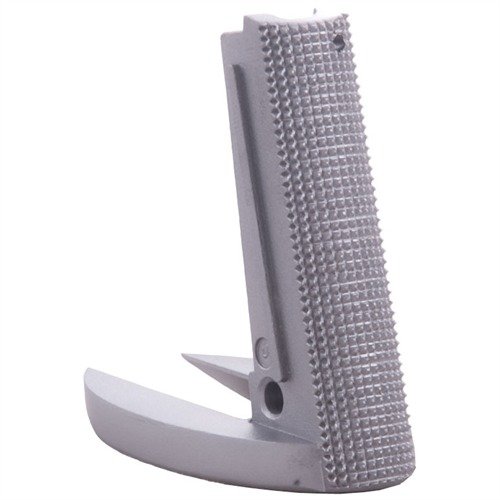 Améliore ton rechargement avec ce mainspring housing et magwell, offrant une ouverture 100% plus grande pour un changement de chargeur rapide et efficace.