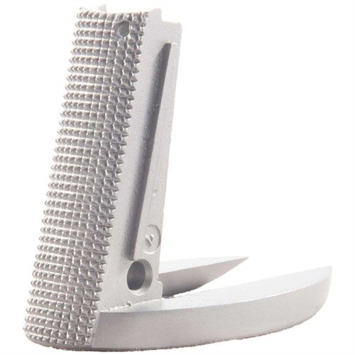 Le 1911 Mainspring Housing avec magwell offre une insertion de chargeur simplifiée, un meilleur contrôle du recul et un grip antidérapant grâce à son design optimisé.