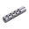 #1 Frein de bouche calibre .22 1/2-28 acier chromoly argent