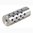 #4 frein de bouche calibre .22 5/8-24 chrome-moly argenté
