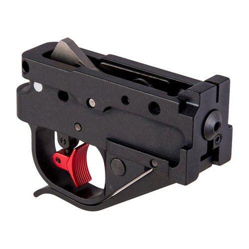 Améliore ton Ruger 10/22 avec le kit de gâchette Timney Calvin Elite : installation facile, déclenchement réglé à 1.5-2 lbs et libération de chargeur étendue.