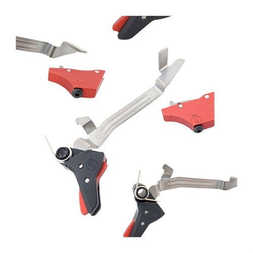 Améliore ton Glock Gen 5 avec la Timney Alpha Trigger : un tir précis à 3 lbs, facile à installer, tout en gardant la fiabilité d'origine.