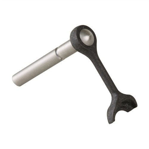 Le M16/M4 NON-ROTATING SEAR PIN de KNS PRECISION remplace l'original, évitant la rotation et l'usure, installation facile sans outils, en acier noir mat.