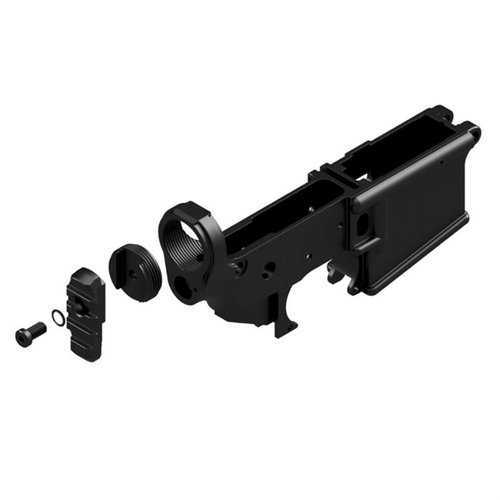 Le KNS Precision AR-15/MCX Picatinny Stock Adapter te permet d'utiliser des crosse pliantes, offrant une solution pratique et légère pour personnaliser ton arme.